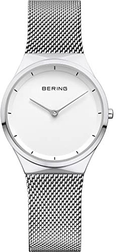 BERING Damen und Herren Uhr Quarz Movement - 0 Collection mit Edelstahl und Saphirglas 12131-004 Armbandsuhren - 3 ATM