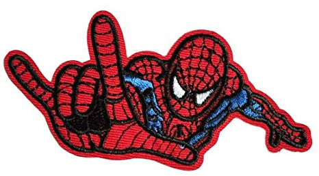 1 Piece of Cartoon Fabric Made of Clothing Accessories Super Hero Spiderman Embroidery Cloth Patch Patch Badge
