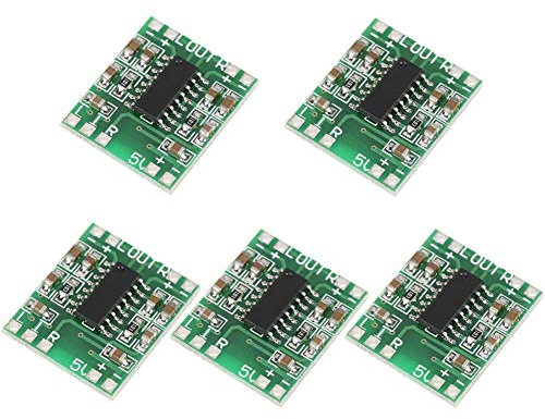 5Pcs PAM 8403, Module Amplificateur 3W 2.5V-5.5V, 4-8ohms, Module d'Amplificateur de Puissance Audio Stéréo pour PAM8403 Audio Amplifier Module, Digital Power Board