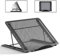 Voarge Support pour ordinateur portable et notebook avec support réglable multi-angle pliable en acier inoxydable pour iPad Air/Mini/MacBook (10 à 15)