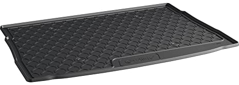 Gledring Rubbasol (Gummi) Kofferraumwanne kompatibel mit Volkswagen Golf VIII HB 5-türer 2020- (Höhe variabele Ladeboden)