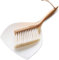 Mini Dustpan and Brush Set, Small Broom and Dustpan Set, Bamboo Dustpan and Brush and Keyboard Cleaning Tool for Office Home Table Desktop Counter Drawer Keyboard Cleaning