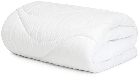 Fabsy Einfach sauber Bettdecke - atmungsaktive Bettdecke 200 x 200 cm - Leichte-Bettdecke für Sommer 200g/m2 - Seersucker Microfaser mit Prägung - waschbare Bettdecke
