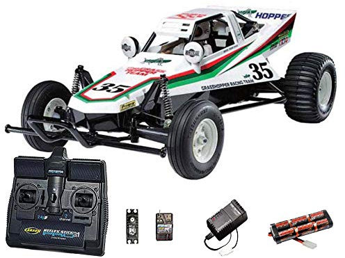 TAMIYA RC 58346 The Grasshopper off-road buggy 1:10 Standard Stick Radio Bundle