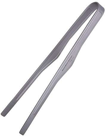 Boundless Voyage Pinza de titanio multiusos para té, comida y barbacoa, pinzas largas, filete de fuego y póker de 7 10 pulgadas