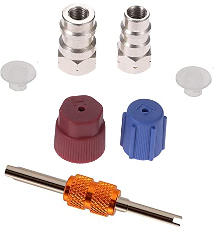 Kit de adaptadores de conversión de aire acondicionado R-12 a R-134a para coche con sistema de aire acondicionado