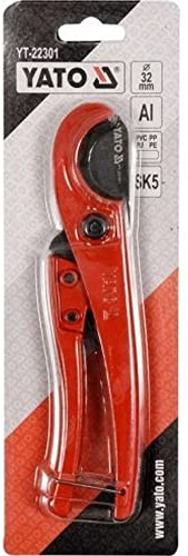 Profi Rohrschneider Rohrschere Kunstoffrohrschneider Schlauch Schneidzange von PVC/PE/PU/PP/PEX/PPR/PPE (32 mm)