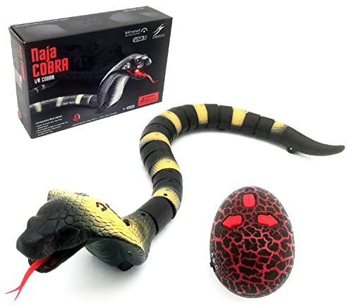 Gosyfeti Remote Control Snake Toy, RC Realistic Snake Joke Trick Pranke Toy, Electric Controlled Snake for Cat Pet, Kid's Boy's Adult's Funny Birthday Gift (Grey)