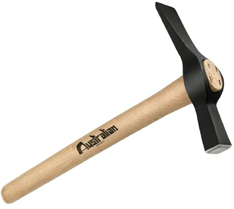 La zappa Maurerhammer mit langem Stiel 37 cm aus Holz (600 g)