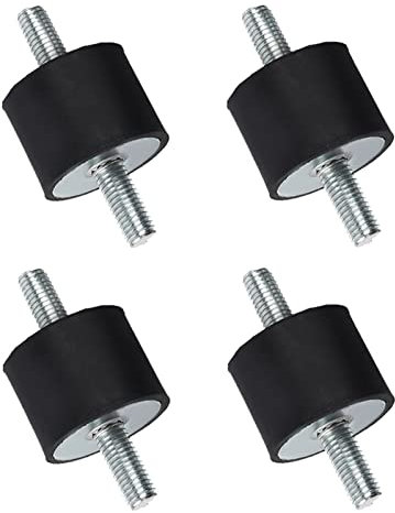 4 Stück M10 Stoßdämpfer, Gummi Vibrationsisolator Halterungen Luftkompressor Pumpen Stoßdämpfer Anti Vibrations Silentblock für Generator Motorhalterungen