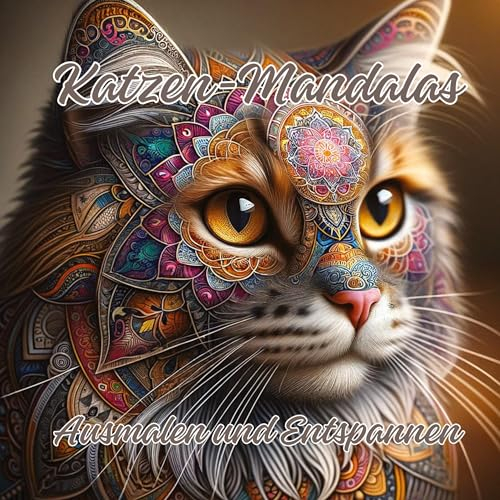 Katzen-Mandalas: Ausmalen und Entspannen
