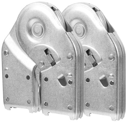 FOYTOKI DIY Essential: 2 Pcs Heavy Duty Ladder Hinges Locking Folding Herringbone Ladder Brackets Silent to Install