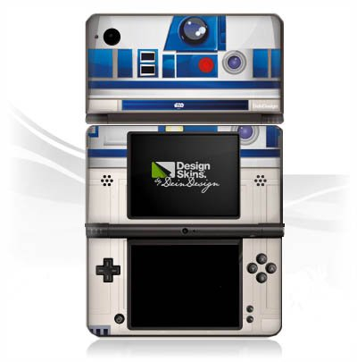 Skin kompatibel mit Nintendo DSi XL Folie Sticker Star Wars R2D2 Fanartikel