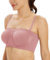Lemorosy Bralette Soutien-Gorge Bandeau à Armatures sans Couture pour Femme (Rose,L)