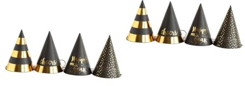 Abaodam Stk Partyhut für das neue Jahr kindermütze caps für kinder kegelmütze cap lustig party sachen pezzettino Silvesterhüte Neuheit Kappe Neujahrshüte Partyhut aus Papier Kegelhüte
