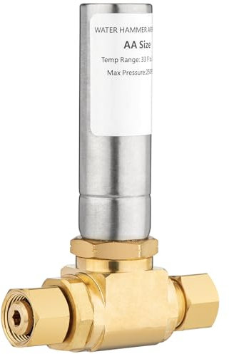 Pipe Fittings Sink Toliet Water Hammer Arrestor (Stainless Steel Chamber, 4)