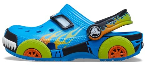 Crocs Unisex Kinder Classic IAM Monster Truck Cg T Clog, Neon Ocean, 24/25 EU