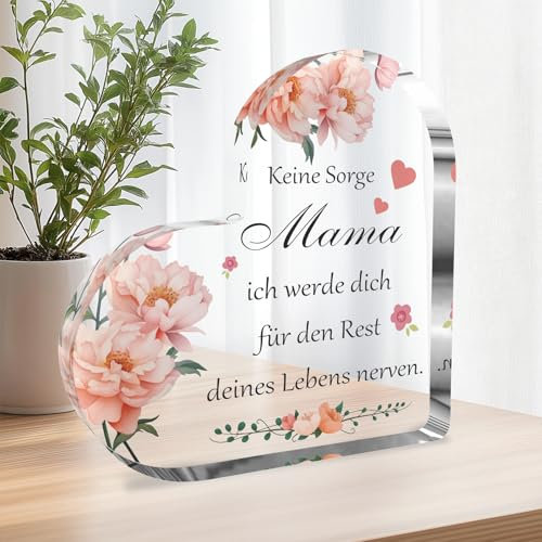 Mama Geschenk,Geburtstagsgeschenk Für Mama,Muttertagsgeschenk,Beste Mama Geschenk,Geschenke Von Kindern Für Mama,Mama Weihnachtsgeschenke,Weihnachtsgeschenke Für Mama,Acryl Deko Mama