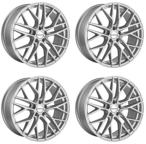 4x Carmani Felgen Alufelgen 20 Ludwig 8,5x19 ET45 5x114,3 white silver kompatibel mit Citroën C4 Aircross