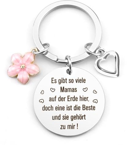 Aridantrp Muttertagsgeschenk Mama Geschenke für Mama Muttertag Geschenk für Mama Schlüsselanhänger Mother Beste Mama Geschenk Mutter Geschenke für Mamas Geburtstagsgeschenk für Mama Geschenkideen