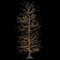 Gruppo Maruccia - Albero Natalizio Luminoso Marrone con 2000 Luci Led Bianco Caldo - Albero di Natale Artificiale per Interni ed Esterni Altezza 2,40 Metri 360 Rami Luminosi