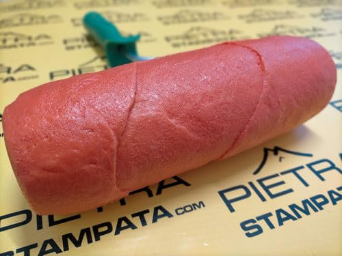 Rouleau de plâtre mural ciment imprimé pierre roche décorative TEXTURE ROLLER, modèle « Rock Alpina 6 », 24 x 9 cm environ