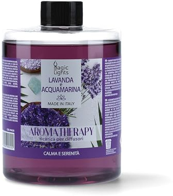 Magic Lights Ricarica Diffusore Bastoncini 500 ml Lavanda Acquamarina