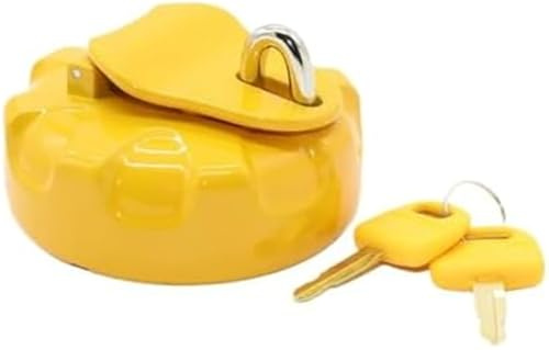 MKVAXR For with SY Series Excavator Models SY55, SY60, SY75, SY135, SY215, SY235 - Anti-Theft oil Oil Fuel Tank Cap Cover with Keys Excavator Diesel Fuel Cap