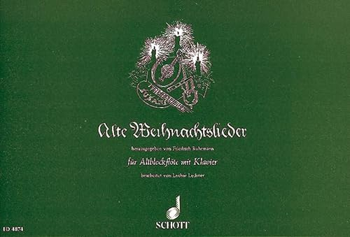 Alte Weihnachtslieder: Alt-Blockflöte und Klavier.