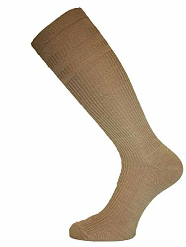 HJ Hall Mid-Calf Softop Wool Socks HJ98 Oatmeal 6-11