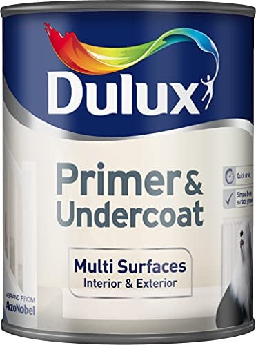 Dulux Primer & Undercoat Paint - 750ML, 5092092, White