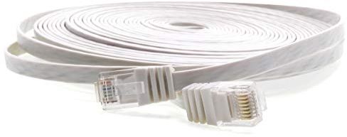 1aTTack CAT5e 2x RJ45 Stecker Flach Netzwerk Patch-Kabel 10m