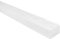DECO WOOD Deckenbalken ED107 aus Polyurethane, 2m Länge, PU Balken Holzoptik (weiß - 9x6cm) Wandbalken Hartschaum Deckenverkleidung