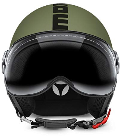 MOMO DESIGN Casco CLASSIC Verde Militare Opaco, Taglia M