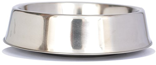 Iconic Pet Gamelle Anti-Fourmis en Acier Inoxydable, antidérapante, Disponible en différentes Tailles, silencieuse, résistante aux Fourmis, avec Design Unique et Base en Caoutchouc, 2 tasses/16 oz,