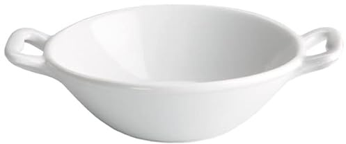 Moonlight Mini Casserole Serving Dish - Set of 6 - White Porcelain Oven Proof Serving Dishes