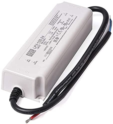 KingLed – Mean Well - LPV-150-24 - 1570 - Alimentation étanche 150W 24V, courant constant, IP67 - Transformateur AC 220V à DC 24V, compatible avec strip LED - Code 1571