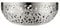 Alessi Cactus Decorated Fruit Bowl, 18/10 Stainless Steel, Mirror Polished, 21 cm