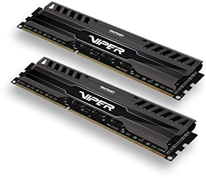 Patriot Memory Viper 3 Black Mamba DDR3 1600 8GB (2x4GB) C9 Kit Memoria de Juego XMP 1.3 Negro PV38G160C9K