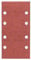 Bosch Accessories 2609256A84 Feuilles abrasives pour Ponceuses vibrantes 93 x 185 Nombre de trous 8 Grain 180 Lot de 10 feuilles