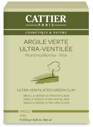 Cattier Vrac Argile Verte Ultra Ventilée 250 g Lot de 2
