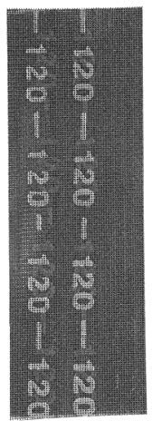 kwb Gitterleinen Schleif-Papier Schleifgitter-Scheibe für Nass- und Trocken-Schliff, f. Hand-Schleifer 93 x 280 K-120, aus Fiberglas, gelocht m. Klett, 2 Stk.