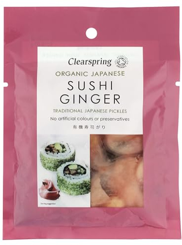 Clearspring Organic Japanese Sushi Ginger 50g