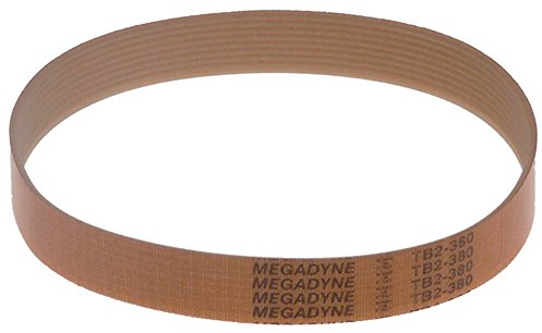 Sirman Keilrippenriemen für Aufschnittmaschine PERLA 250 Profil TB2 Breite 16mm Länge 310mm 8 Rippen