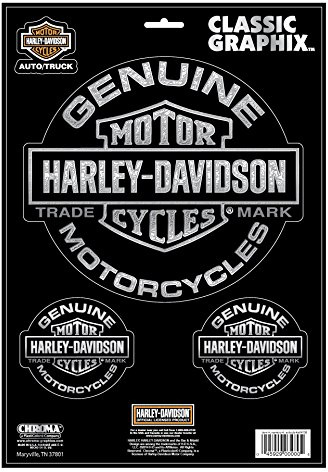 Harley-Davidson Aufkleber Trademark Classic Graphix