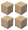 fodattm blanko Holzwürfel natur unlackiert Kiefernholz Craft Blöcke DIY Projekte Baby Holz Platz Blöcke für Puzzle ist Basteln und Baby Dusche Spiele 2.36 x 2.36 x 2.36 hellbraun