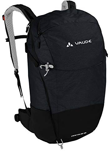 VAUDE Rucksaecke20-29l Prokyon Zip 20, Kompakter Wander- und Outdoorrucksack, black, one Size, 141360100