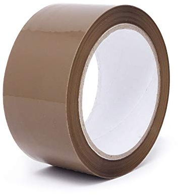 gws Paket-Klebeband Light PP leise 144 Rollen, Verpackungsband geräuscharm abrollend. Je Rolle, Länge: 66 m, Breite: 50 mm, Farbe: braun