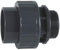 Plimat PVC Klebefitting 50 mm T-Stück Bogen Rohr Winkel Muffe Kappe Verschraubung (PVC Verschraubung O-Ring 50mm x 2)
