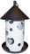 Ryom Vogelhaus aus Metall in Weiß - 18x30cm - für bis zu 2 KG Futter